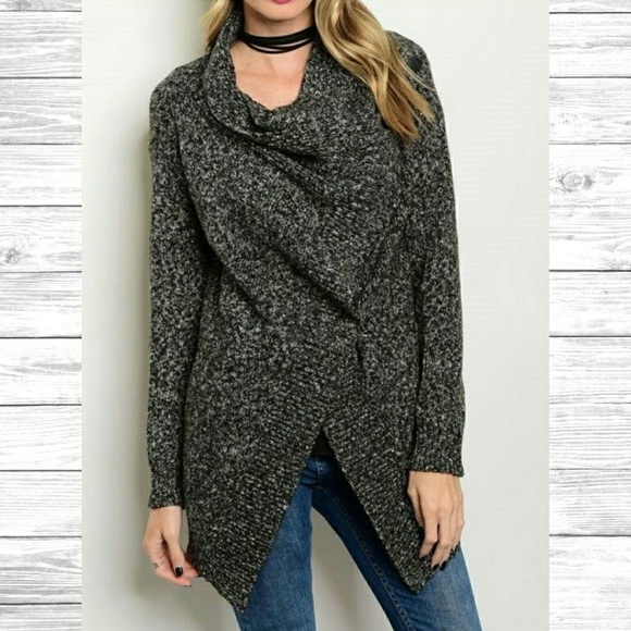 ANGL Sweaters - ANGL Gray Cardigan Sweater